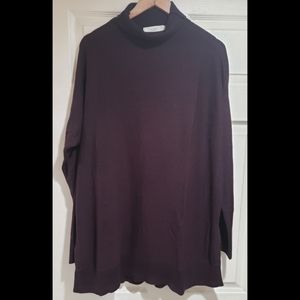 Ann Taylor loft oversize turtleneck sweater- large
